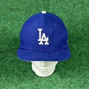 Los Angeles Dodgers Hat Cap New Era Fitted Blue 59Fifty‎ On Field OSFM One Size